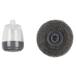 Grattoir à Vaisselle Réservoir 10cm Noir