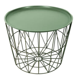 Table dAppoint Design Filaire 52cm Vert