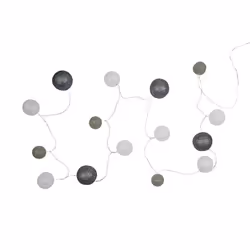 Guirlande Lumineuse Led Boule 360cm Gris