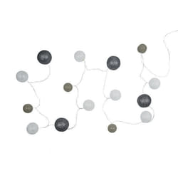 Guirlande Lumineuse Led Boule 360cm Gris