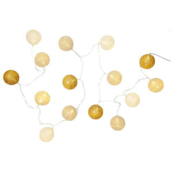 Guirlande Lumineuse Led Boule 360cm Blanc & Nude