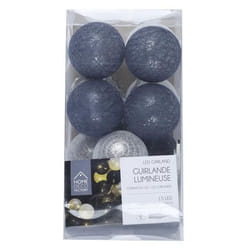 Guirlande Lumineuse Led Boule 360cm Bleu & Gris