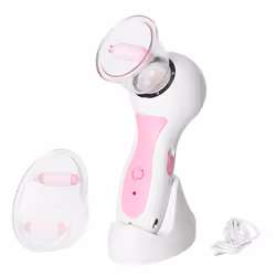 Ventouse Aspirante Palper-Rouler 23cm Blanc & Rose