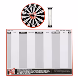 Jeu du Baccalauréat 50 Feuilles 29cm Gris & Blanc