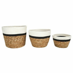 Paris Prix Lot de 3 Paniers Mirage - Naturel