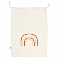 Sac à Linge en Tissu Arc en Ciel 50x70cm Beige