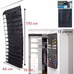 Rangement chaussure suspendu 26 paires 55X170 M12