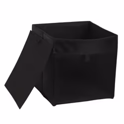 Panier à Linge Carré Pop Up 30cm Noir