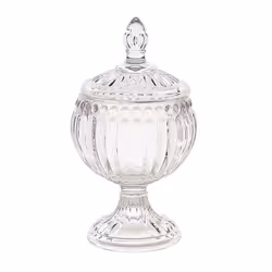 Bonbonnière Sur Pied royal 9cm Transparent - Paris Prix
