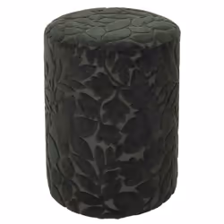 Pouf - Paris Prix - Black Forest - 36cm - Vert - 1 place - Design contemporain