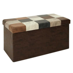 Coffre Banc Pliable En Polyuréthane Patchwork Helsinki
