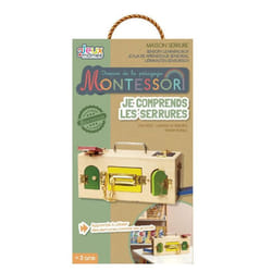 Jeu Éducatif Je Comprends les Serrures 30cm Beige