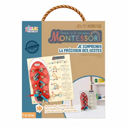 Jeu éducatif - Montessori - Jeu dAdresse Chaussures - Multicolore - 6 ans - Intérieur