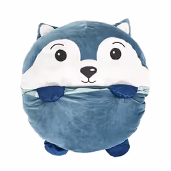 Sac de Couchage Convertible Loup 50x130cm Bleu
