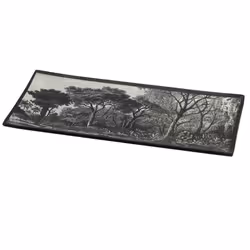Vide-Poche en Verre Black Forest 21cm Noir