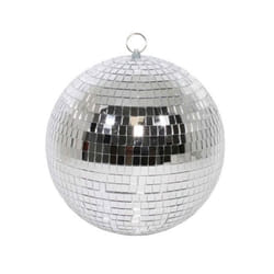 Boule à Facettes disco 20cm Argent - Paris Prix
