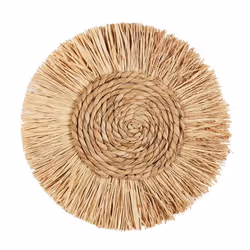 Décoration Murale Ronde Mirage 26cm Naturel