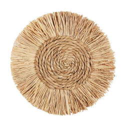 Décoration Murale Ronde Mirage 26cm Naturel