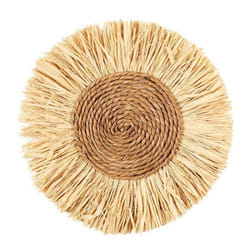 Décoration Murale Ronde Mirage 37cm Naturel