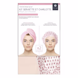 Kit Serviette & Charlotte Cheveux 60cm Rose