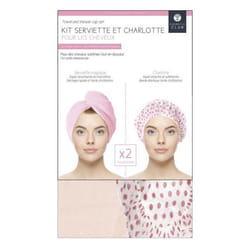Kit Serviette & Charlotte Cheveux 60cm Rose