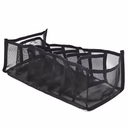 Rangement Vêtements 7 Compartiments 36cm Noir