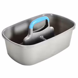 Bac de Rangement Produits Ménagers 40cm Gris
