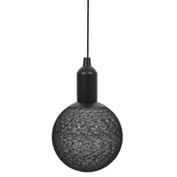 Lampe Suspension à Led Boule 24cm Noir