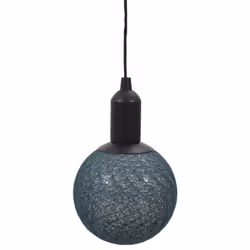 Lampe Suspension à Led Boule 24cm Bleu