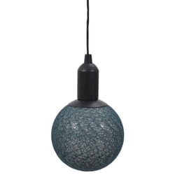 Lampe Suspension à Led Boule 24cm Bleu