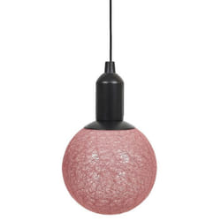 Lampe Suspension à Led Boule 30cm Rose