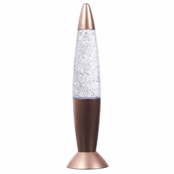 Lampe à Poser Led Paillettes 35cm Cuivre