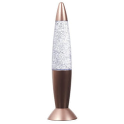 Lampe à Poser Led Paillettes 35cm Cuivre