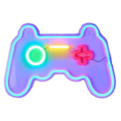 Lampe Led Effet Néon Manette 41cm Multicolore