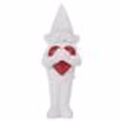 Statuette Design Nain de Jardin Love 33cm Blanc