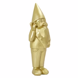 Statuette Design Nain de Jardin Star 33cm Or
