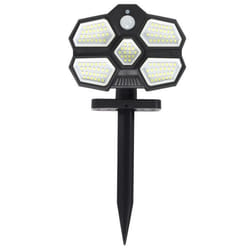 Projecteur Extérieur Solaire Mouvement 13cm Noir