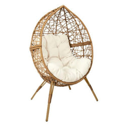 Fauteuil Design & Coussin Œuf 150cm Naturel