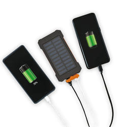 Batterie De Secours Solaire 5000mah Avec 2 Ports De Recharge