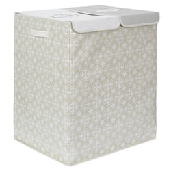 Panier à Linge Double Ma Petite Buanderie 57cm Beige