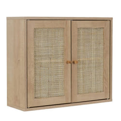 Meuble haut 2 portes cannage Bali