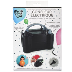 GONFLEUR ÉLECTRIQUE BALLON DE BAUDRUCHE 20X13X16CM  Noir