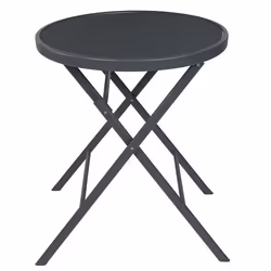 Table de Jardin Pliable Elba 71cm Gris
