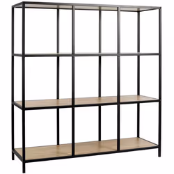 Etagère modulable 9 cases métal Loka