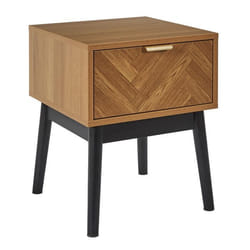 Table de Chevet Design Felix 50cm Marron