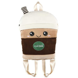 Peluche Bubble Tea Sac A Dos Marron