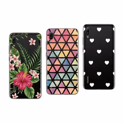 Coque - Huawei - Y6 2019 - Lot de 3 - Souple - Anti Choc - Impression de qualité