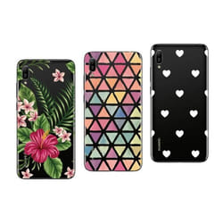 Coque - Huawei - Y6 2019 - Lot de 3 - Souple - Anti Choc - Impression de qualité