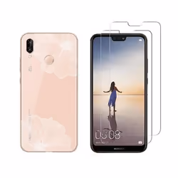 Coque et films de protection - Huawei - P20 Lite - Souple - Transparent - Fleurs
