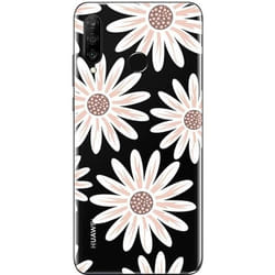 Coque Huawei P30 Lite - Fleur avec strass - Souple - Gel TPU - Protection optimale